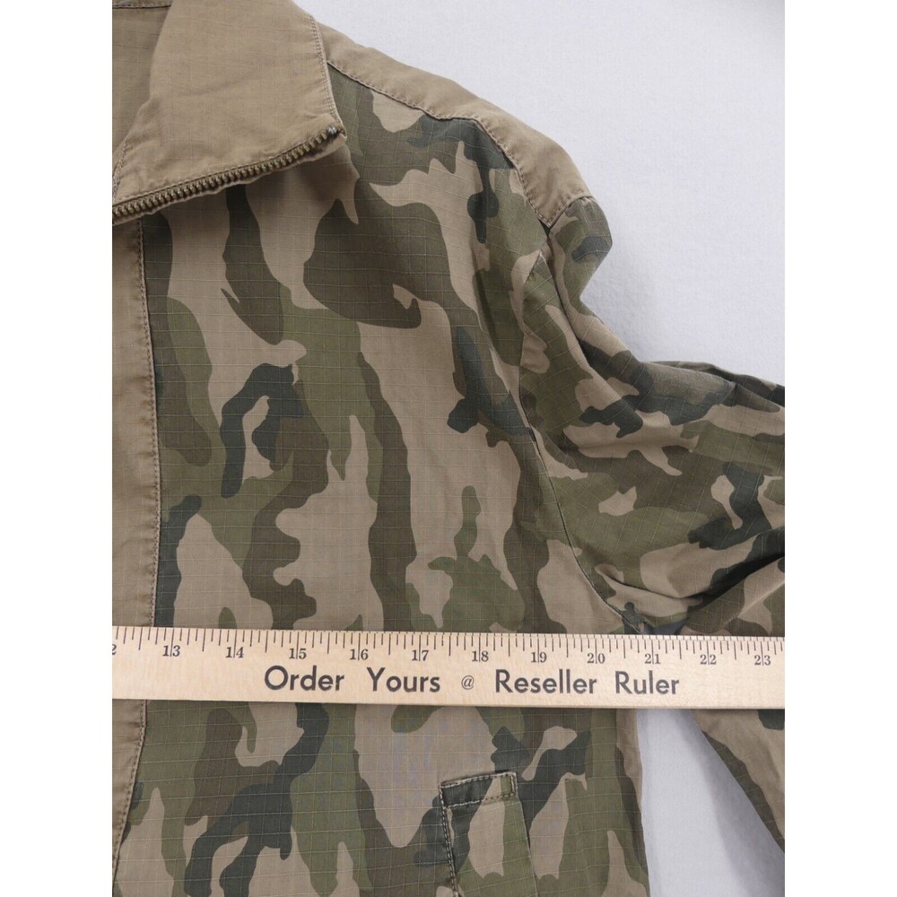 James Perse Womens sz 1 Jacket Small Mixed Media Utility Camo Unisex NWT - Picture 4 of 7